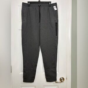NWT Old Navy Active Dynamic Fleece Men's Joggers Charcoal Gray Size Large